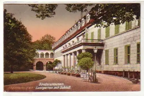 35040 Ak Spezialshausen Jardin Lustgarten avec château autour de 1920