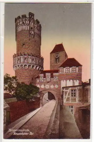 35024 Ak Tangermünde Neustadt Porte vers 1910