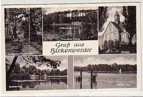 35021 Mehrbild Ak Gruss aus Birkenwerder 1962
