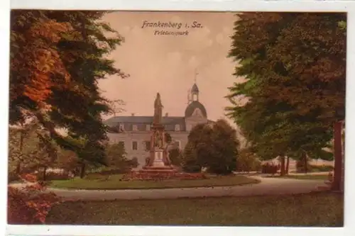 35018 Ak Frankenberg in Sachsen Friedenspark 1913