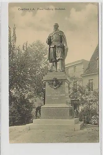 34976 Ak Cöthen Prince Louis Monument 1914
