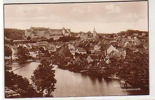 34958 Ak Colditz in Sachsen Gesamtansicht 1927