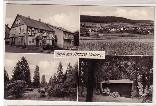 34908 Mehrbild Ak Arborn im schönen Westerwald Gasthaus zu Krone 1971