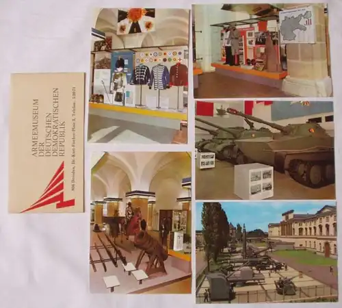34850 / 5 Musée de l'Armée Ak de la RDA Dresde 1973