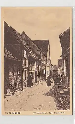 34837 Ak Tangermünde Petite route de pêche vers 1910