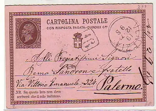 34835 Affaire entière Italie Tampon Venezia 1898