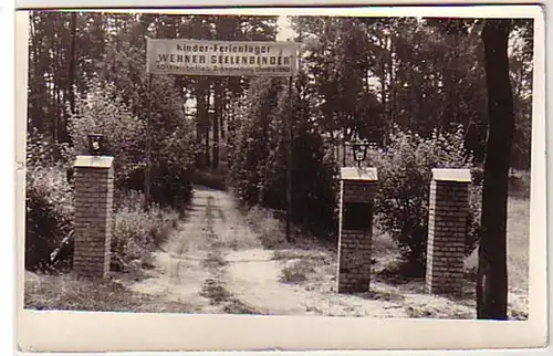 34832 Ak HO Ferienlager Börnicke 1961