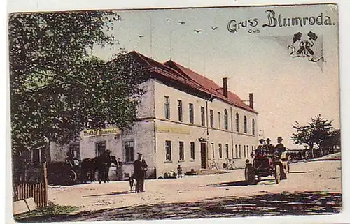 34820 Ak Gruß aus Blumroda bei Borna Gasthof um 1920