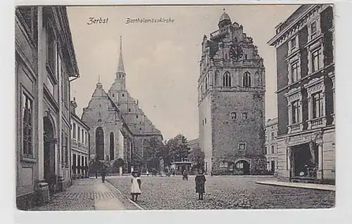 34811 Ak Zerbst Bartolomäuskirche 1908