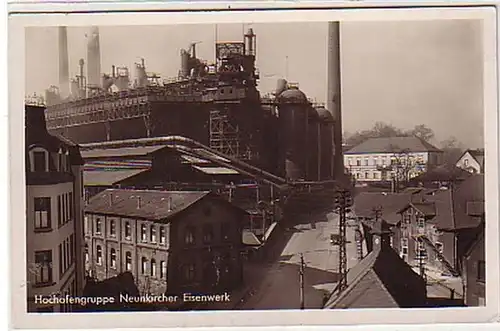 34804 A Groupe de hauts fourneaux à Neufkircher Eisenwerk vers 1940