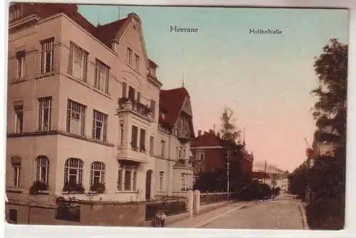 34795 Ak Meerane Moltkestrasse um 1910