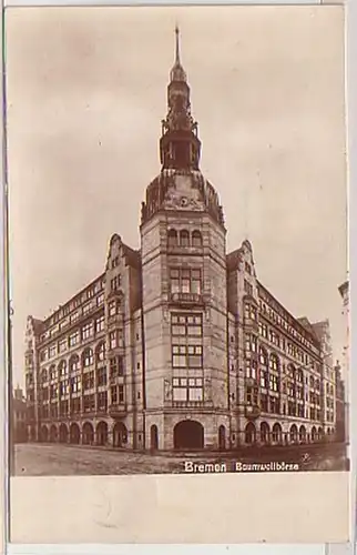34791 Photo Ak Bremen Bourse de coton 1927