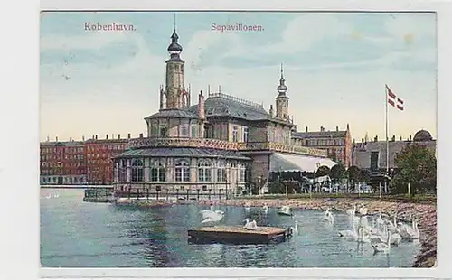 34782 Ak København Kopenhagen Søpavillonen um 1910