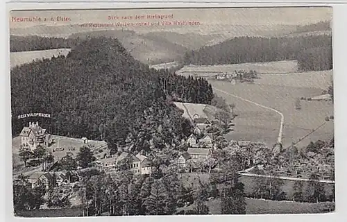 34739 Ak Neumühle an der Elster Totalansicht 1913