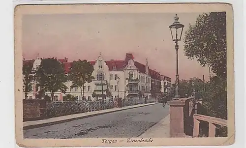 34710 Ak Torgau Zietenbrücke um 1910