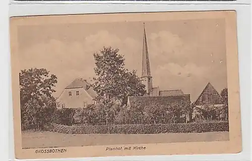 34693 Ak Grossbothen Parois avec l'église 1925
