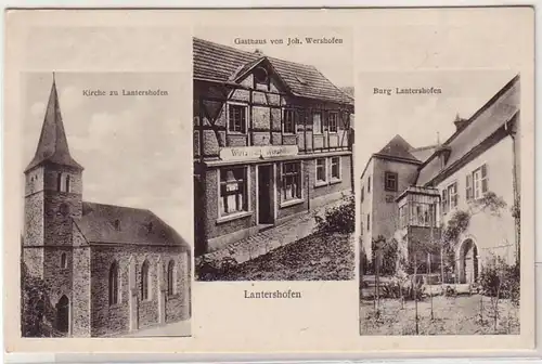 34690 Multi-image Ak Lantershofen Hostel vers 1910