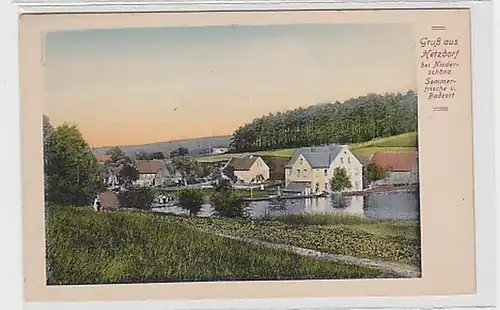 34677 Ak Gruß aus Hetzdorf bei Niederschöna um 1910
