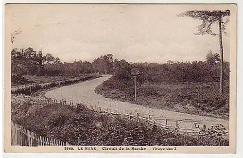 34669 Ak Le Mans Circuit de la Sarthe um 1940