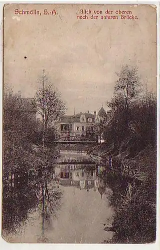 34661 Ak Schmölln S.-A. sous le pont 1910