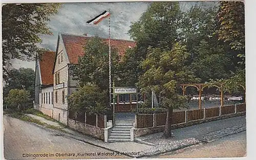 34647 Ak Salutation en gode elbin dans le Harz Kurhotel 1914