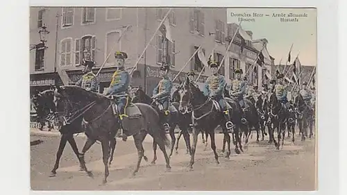 34644 Ak Deutsches Heer Husaren zu Pferde um 1910