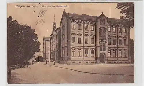 34619 Ak Mügeln Schule an der Lindenstraße 1922