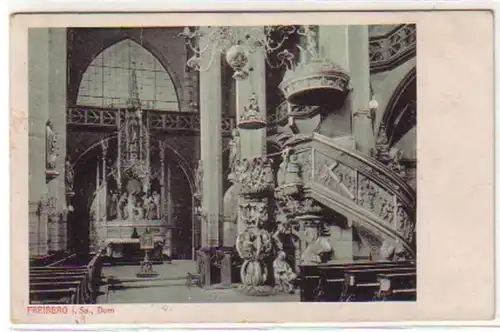 34603 Feldpost Ak Freiberg Dom Vue intérieure 1914