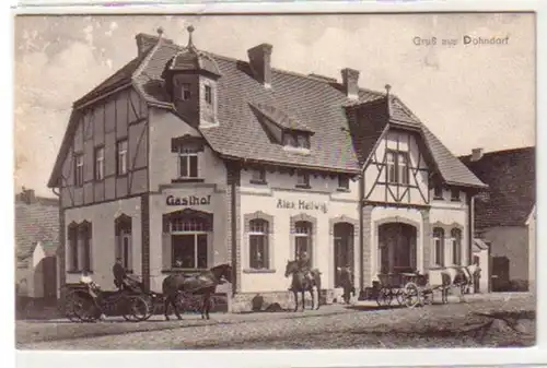 34589 Ak Gruss de Dohndorf Gasthof vers 1910