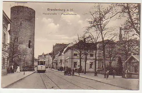 34559 Feldpost Ak Brandenburg a.H. Plauerstraße 1915