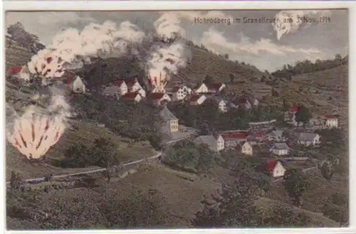 34506 Ak Hohrodberg im Granatfeuer am 3. November 1914
