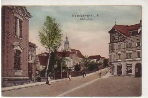 34500 Ak Dippoldiswalde in Sachsen Bahnhofstraße 1908