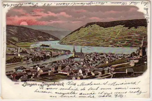 34494 Ak Bingen et Bingerbrück 1904