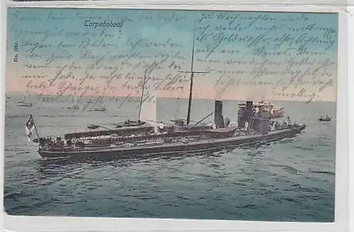 34462 Ak Deutsches Torpedoboot 1908