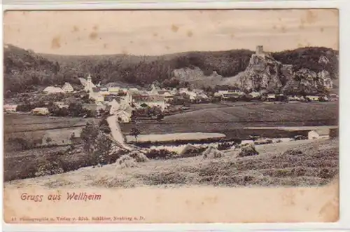 34460 Ak Gruss de Wellheim vers 1910