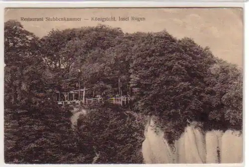 34446 Ak Königstuhl Rügen Restaurant Stubbenkammer 1919