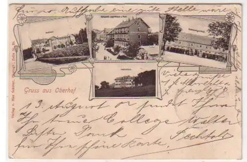 34402 Mehrbild Ak Gruß aus Oberhof Post usw. 1902