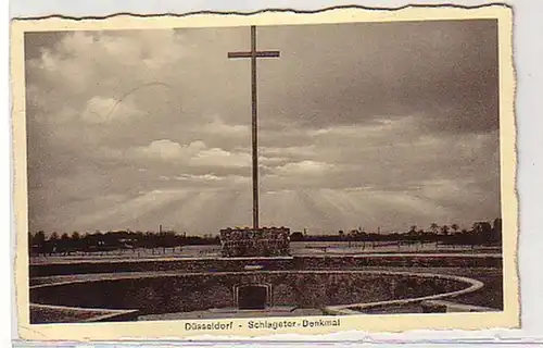 34388 Ak Düsseldorf Schlageter Denkmal 1934