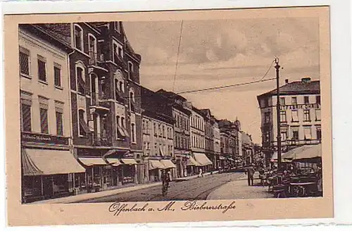 34380 Ak Offenbach a.M. Biebererstraße um 1920
