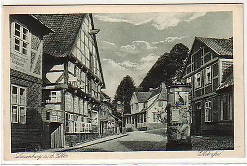 34362 Ak Lauenburg an der Elbe Elbstraße um 1930