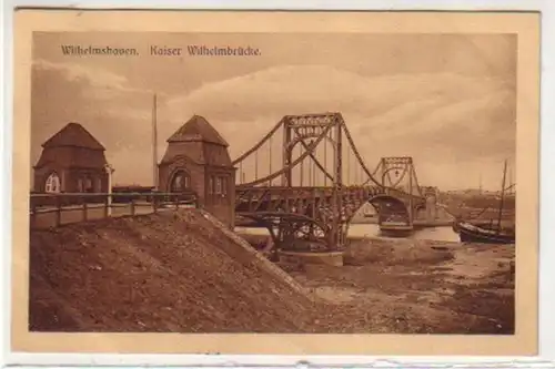 34357 Ak Wilhelmshaven Kaiser Wlhelmbrücke 1911