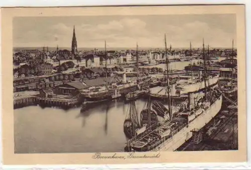 34320 Ak Bremerhaven Vue d'ensemble 1927