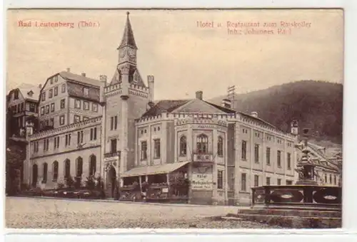 34287 Ak Bad Leutenberg Hotel zum Ratskeller 1925