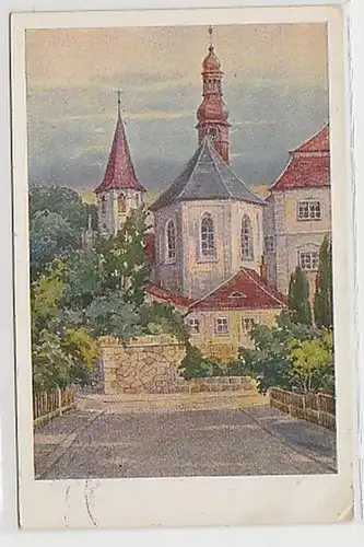 34275 Artiste Ak Reichenberg Chapelle du château vers 1915