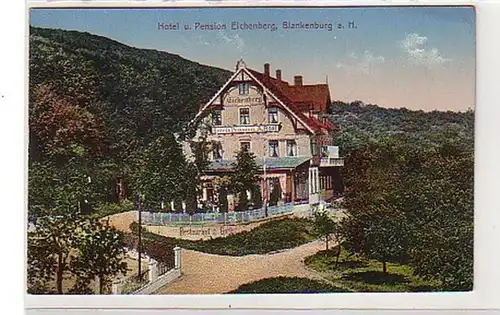 34248 Ak Blankenburg a.H. Hotel Eichenberg um 1910