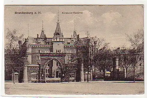 34243 Ak Brandenburg a.H. Kürassier Caserne vers 1920