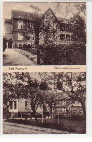 34217 Ak Bad Pyrmont Bathildis Hôpital 1916