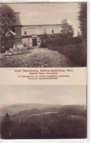 34197 Ak Hotel Ravensberg Sachsa-Lauterberg Harz um1920