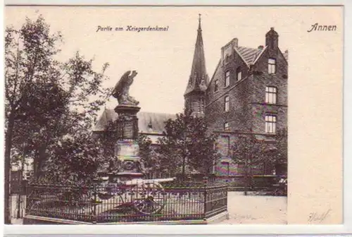 34195 Ak Annen Partie am Kriegerdenkmal um 1910