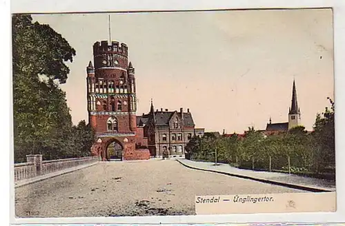 34161 Ak Stendal Ünglinger Tor vers 1905